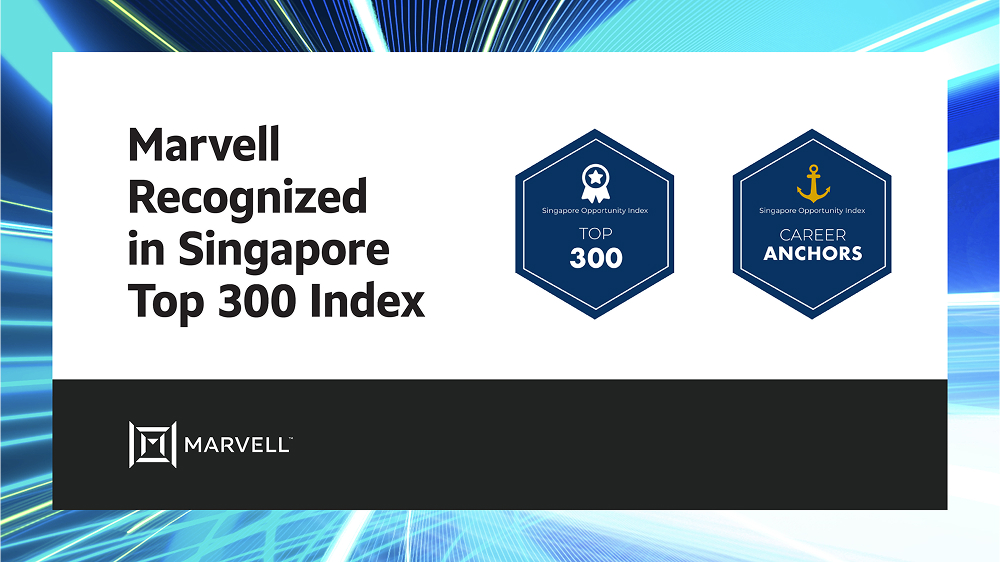 Marvell Recognized in Singapore Top 300 Index
